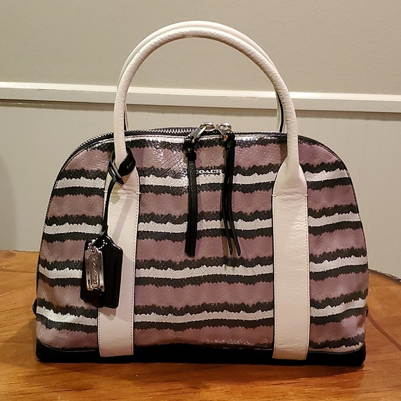 Coach large Bleeker snake domed bag - Picture 1 of 12